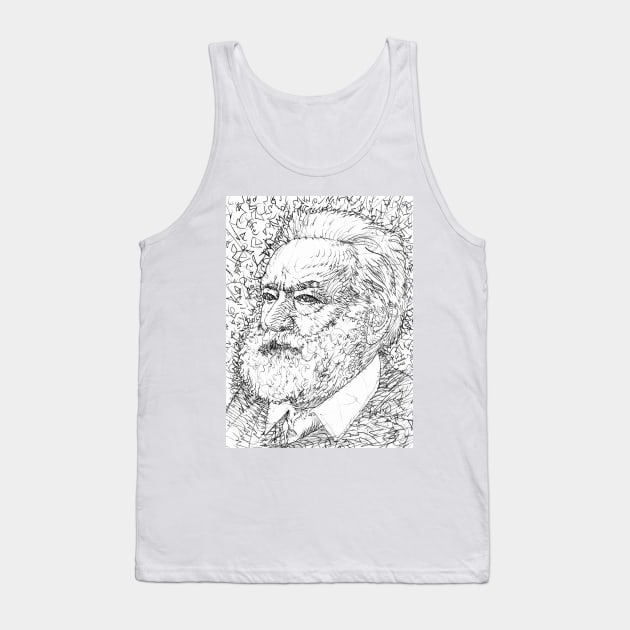 VICTOR HUGO pencil portrait .1 Tank Top by lautir